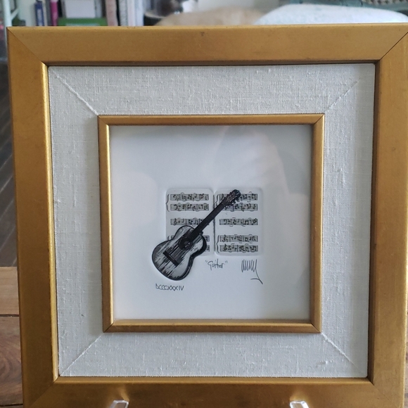 Wall Art 4 Music Themed Framed Art Poshmark